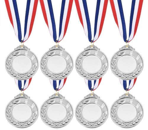 PATIKIL Metall Medaillen Stück ., und Platz Gewinnermedaillen mit Medaillenband für Sportspiele, Veranstaltungen, Wettbewerbe, Rechtschreibwettbewerbe