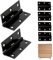 Türscharniere, Tür näher 6pcs 2,5 Zoll Metalltür Scharnier 90 ° Hochleistungsversteck