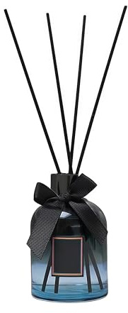 Leere Glasdiffusor-Flasche, nachfüllbarer Duftbehälter für ätherische Öle, rund, Aromatherapie-Glas, DIY-Heimdekoration, Badezimmer, Wohnzimmer-Zubehör, 150 ml