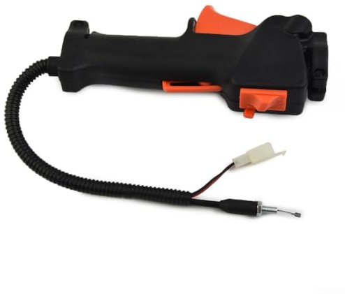 Soluzione migliorata con cavo acceleratore con interruttore maniglia integrato per decespugliatori da 26 mm