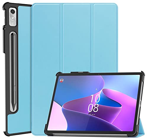 Tablet-Hülle Hülle Compatible with Lenovo Tab P11 Pro Gen 2/Lenovo Pad Pro 2022 Hülle 11,2 Zoll Tri-Fold Smart Tablet Hülle, harte PC-Rückenschale Slim Case Multi-Viewing Angles Stand Hard Shell Folio