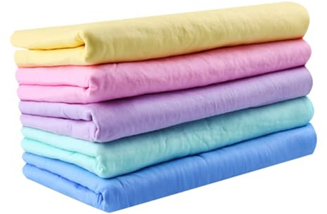 LOORGVEL 5 Stück Teiliges Haustier Badetuch aus Robustem PVA Material Ultra Saugfähiges Schnell Trocknendes Mikrofasertuch für Hunde und Katzen Strapazierfähig für Reisen