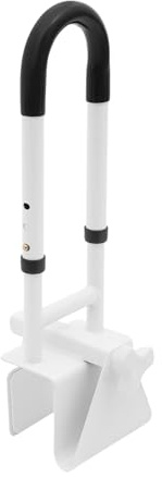 Safety Rail - Poignée réglable - Aide à l'entrée de baignoire réglable - Poignée de baignoire pour personnes âgées - Sans perçage - Hauteur réglable - Charge maximale : 113 kg