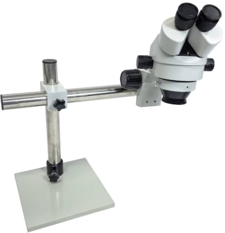 MotiveTech Microscopio Aumento Progresivo Continuo Profesional Microscopio Binocular con Soporte Laboratorio Estereomicroscopio para Relojeros