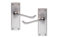 Carlisle Brass CBS55SC Door Handle, (Contract Range), Lever Length : 94mm, Projection : 58mm, 120mm x 40mm, Satin Chrome