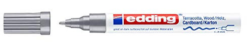 edding 4040 CR Matt Paint Marker - Silver (Pack of 10)
