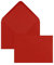 Blanke 100 Stück, Rot, C6 Briefumschläge, 114 x 162 mm, Offset 100g/qm, Spitzklappe, ohne Fenster, ideal für Hochzeit, Weihnachten, Grußkarten und Einladungen, Nassklebung, Ohne Fenster