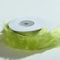 Fellband Fell Geschenkband Dekoband Tischband Band grün, 4 cm breit, 1 Rolle mit 200cm