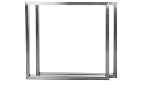 KTC Tec Tischgestell Edelstahl TRG 50x30 800 Untergestell Kufen Tischuntergestell, 2 STK