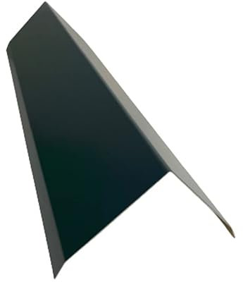 Firstblech 1 m lang Aluminium farbig 0,8 mm (groß, Anthrazit)