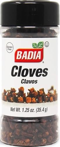 Badia Whole Cloves, 1.25 oz, Premium Spice for Baking, Cooking, Beverages, Aromatic & Flavorful