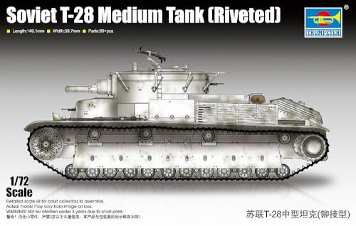 Trumpeter 1: 72 - Soviet T-28 Medium Tank (Riveted)
