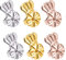 YAVIS Magic Ohrring-Verschlüsse, Ohrring-Halterung, verstellbar, hypoallergen, für Stütze von Ohrlöchern, 3 Paar 925er Sterlingsilber