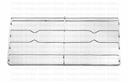 Griglia Cucina 2 Fuochi Samet 433 X 205 In Filo Cromato