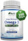 Omega 3 2200mg & Vitamin D3 2000IU - 250 Softgel Capsules - 720mg EPA & 480mg DHA per Serving - Alternative to Cod Liver Oil Capsules - High Strength 1100mg Fish Oil - Made in The UK - Nu U Nutrition