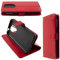 caseroxx Bookstyle Handytasche für Emporia Smart 5 in rot – Klapphülle aus Kunstleder mit Kreditkartenfächern, Magnetverschluss, Standfunktion & Rundumschutz für Display und Gehäuse