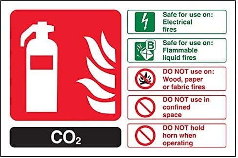 Extincteur CO2 ID 150 x 100 mm