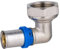 Raccord Multicouche à Sertir Multi profils TH-H-U coude diamètre Ø16 mm - à visser femelle ecrou tournant 20x27 (3/4) - Norme NF 545 pour réseau d'eau potable et chauffage NOYON & THIEBAULT