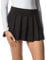 Damen Skater Mini Rock - kurzer sexy Plissee Rock für Sport, Freizeit, Büro, Party - schwarz (M)
