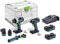 Festool 577616 Impact Driver and Drill set TID 18 HPC I-Set TPC 18/4 18V 4.0 Ah