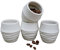 Töpferey Lot de 4 tasses à expresso fabriquées à la main de style japonais. Idéal pour expresso, thé, schnaps, etc. Passe au lave-vaisselle | Contenu : 4 tasses à café de 100 ml sans anse