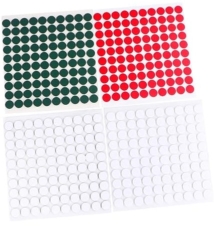 NUOBESTY 8pcs Double Sided Adhesive Tape Foam Eva Strong Stickers 10mm Diameter White Paper Glue for Home Office Decoration and Candle Holders