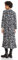STREET ONE Damen Midikleid mit Muster, deep blue, 44