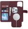 Zouzt for iPhone 14 Pro 6.1 Inch Detachable Wallet Case with Card Holder for MagSafe, Premium PU Leather 2 in 1 Flip Folio Book Magnetic Stand Protective Phone Cover for iPhone 14 Pro - Burgundy