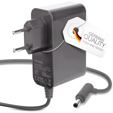 CELLONIC Cargador aspiradora Compatible con Dyson V6, V7, V8 - Estación de Carga 1100mA para Aspirador inalámbrico con Cable Carga de