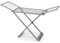 Dekohome Tendedero Plegable con Alas, 20 Metros de Superficie de Tendido, Hecho de Resina Resistente al Sol y a la Intemperie, 180 x 108 x 55 cm, Gris