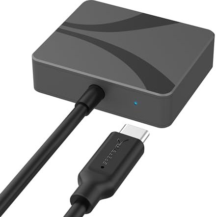 SABRENT Case USB-C per SSD M.2 2230 NVMe PCIe, Esterno Enclosure USB 3.2 Gen 2 Velocità di Trasferimento 10Gbps, Supporto UASP e Trim, Compatibile con Windows, macOS, Linux (EC-NE30)