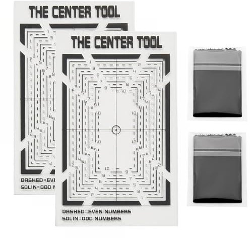 Legends Karten-Zentrierwerkzeug-Set – mit Reinigungstuch – Präzisionskarten-Werkzeug für PSA- und BGS-Einreichungen – sorgt für präzise Kartenzentrierung