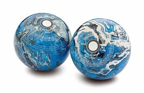 DRAKES PRIDE HARLEQUIN OCEAN SWIRL 2lbs 8oz DELUXE CROWN GREEN BOWLS**