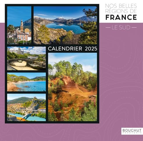 Kalender Der Süden, 30 x 30 cm BOUCHUT