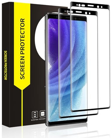 VSEER 2 Stück für Panzerglas für Samsung Galaxy Note 8 Schutzfolie, 3D-Volle Bedeckung Passt Perfekt Samsung Note 8 Displayschutzfolie, Stoßfänger Dauerhaft Gehärtetem Glas für Note 8 Folie