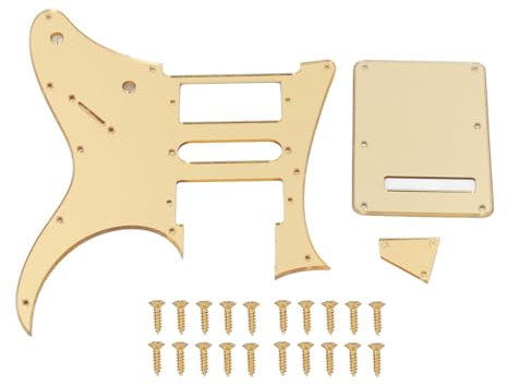 E-Gitarren-Schlagbrett Doppelspulen-Gitarren-Schutzplatte Goldene Gitarren-Schlagplatte Für Ibanez RG250 Style 7 V