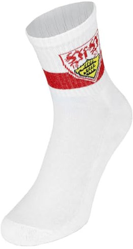 JAKO VfB Stuttgart Sport Socks Socken 1Paar (DE/NL/SE/PL, Numerisch, 43, 46, Regular, Regular, white)