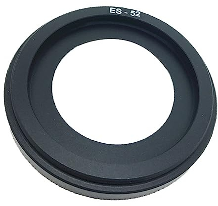 Ersatz-Kamera-Objektivblende für EF40 mm F/2.8 100D 52 mm, ES-52 Gegenlichtblende, 52 mm Objektiv, Aluminiumlegierung
