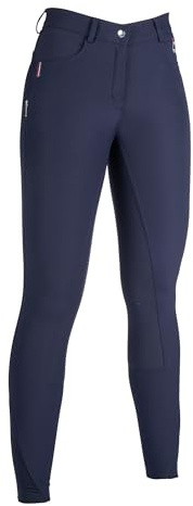 HKM Women's Equine Sports Style Silicone Full Seat Pants