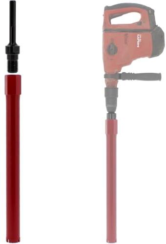 GT Market Couronne Diamant Ø 40 mm avec Adaptateur pour perceuse et perforateur SDS-Max