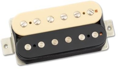 Tonerider Alnico 4 Classic Neck Humbucker Tonabnehmer, Zebra, 50 mm Abstand, Alnico 4 Magnete, PAF, perfekt für Classic Rock, 4-Leiter-Verkabelung, 5 Jahre Garantie