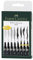 Faber-Castell 167137 - Tuschestift Pitt Artist Pen, 8er Kunststoffetui, schwarz, FC167137, Verschiedene Farben, 8er Etui