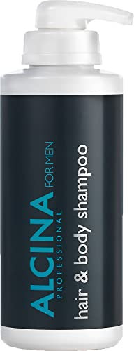 ALCINA for men hair & body shampoo - 1 x 500 ml - Für ein erfrischendes Gefühl und milde Reinigung