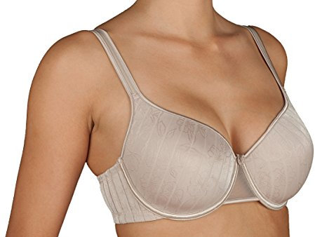 Selene Reggiseno Donna Imbottito con Coppa Morbida e Ferretto Coppa Art. Vanessa (4, Terra)