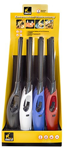 Pyro Feu Stabfeuerzeug Boomex Fire & Deco, 1 kg, Butan, Metall, Art Deco, Mehrfarbig