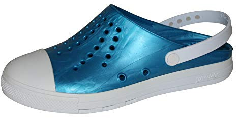 CALZURO Herren Damen OP Clogs Schuhe Arbeitsclog Berufsclog autoklavierbar Arbeitsschuhe professionelle Sanitär-Clogs latexfrei rutschfest antistatisch waschbar bis 100°C Gartenschuhe Freizeit türkis