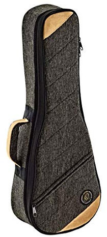 Ortega Guitars Ukulele Soft Case - Tasche für Konzert Ukulele - Höhe 64 cm - Breite 22 cm - Baumwolle / Leinen, Mocca (OSOCAUK-CC-MO)