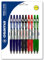 Osama – Schwarze Gelschreiber mit OBG-Tine, 10-teiliges Set, supergleitender und präziser Gelschreiber, Druckkugelschreiber 1 mm für Schule, Büro und Uni, Gelstifte-Set ideal für Schreibbedarf