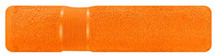 Mixibaby Gant de toilette, serviette d'invité, serviette de douche, serviette de bain, serviette de sauna en éponge, taille : 15 x 21 cm, couleur : orange