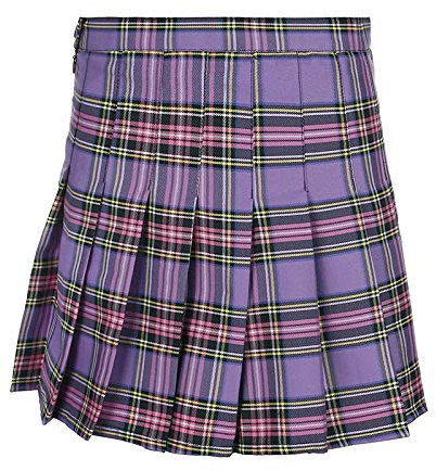 Schöner Kilt Rock Neuer Street Trend Wind Scottish Plaid Bag Hip Rock XL 2